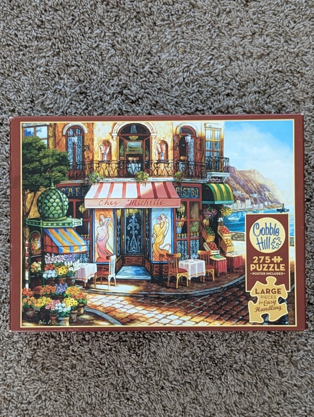 Cobble Hill Chez Michelle Bistro 275-Piece Easy Handling Jigsaw Puzzle (Note: 1
